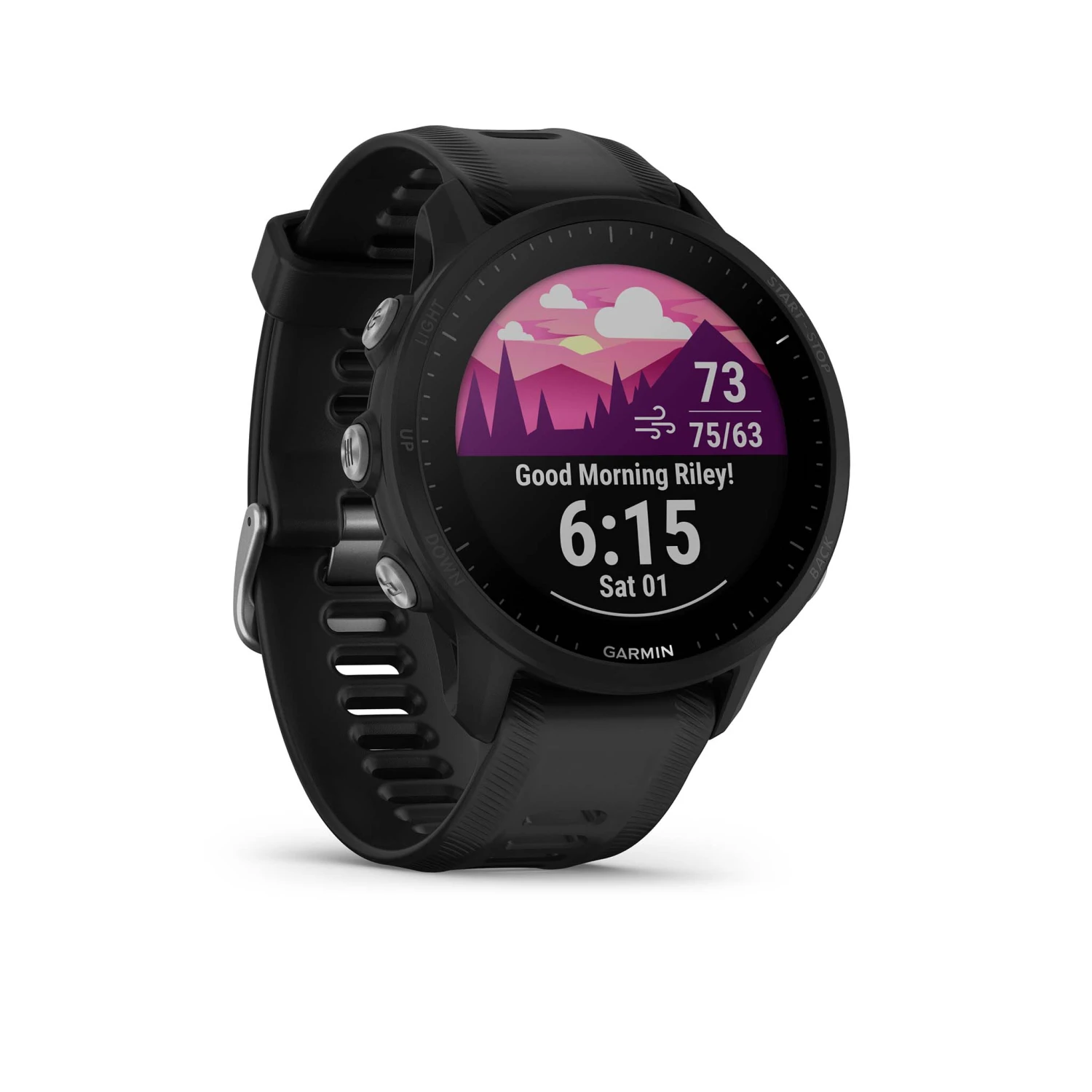 Garmin | Forerunner 955 Smartwatch - Black 5 Garmin | Forerunner 955 Smartwatch - Black - Image 5
