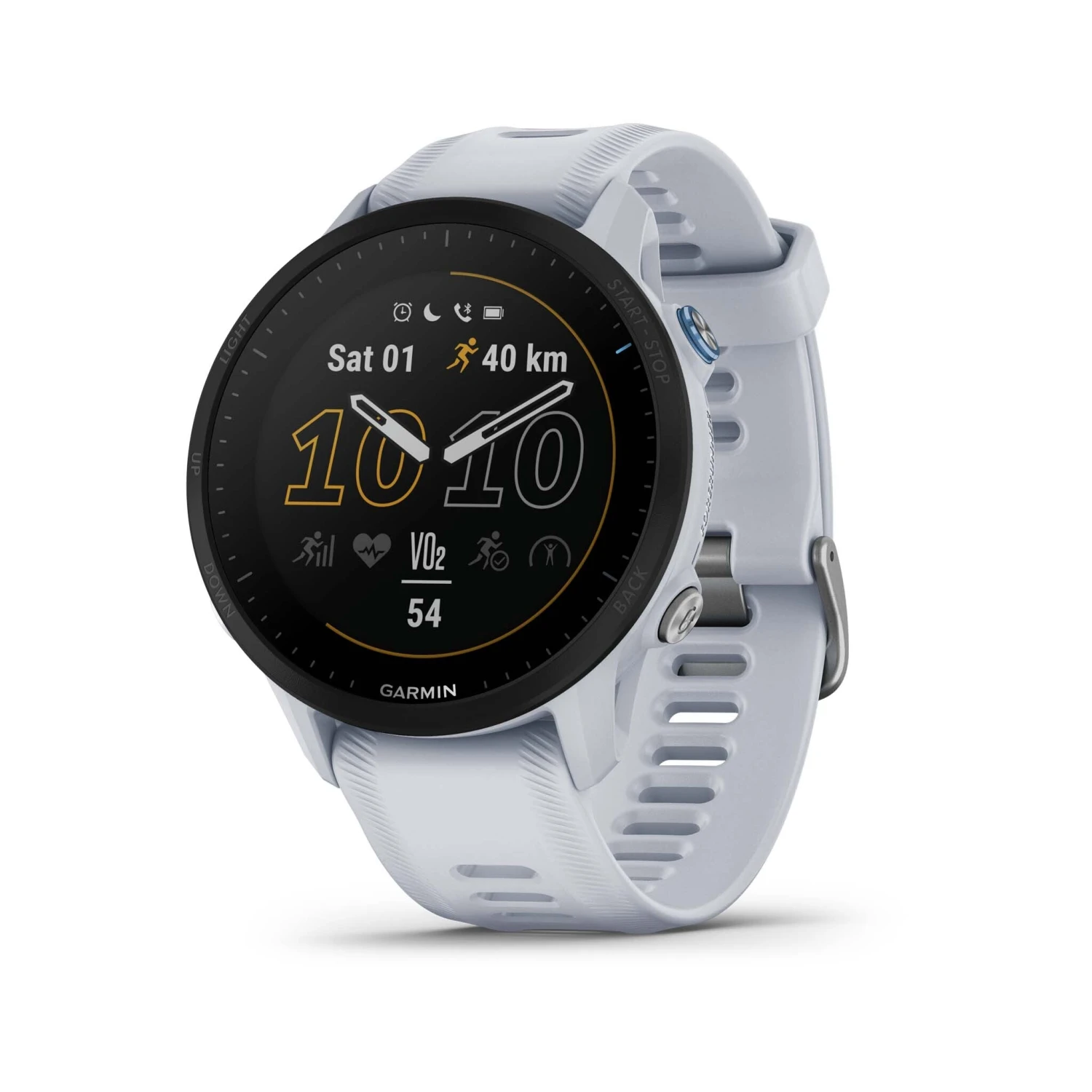 Garmin | Forerunner 955 Smartwatch - Whitestone 1 Garmin | Forerunner 955 Smartwatch - Whitestone