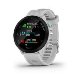 Garmin | Forerunner 55 Running Watch - Whitestone 14 Garmin | Forerunner 55 Running Watch - Whitestone -Sportswear Sale Shop 0100256201 garmin forerunner55 display