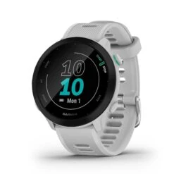 Garmin | Forerunner 55 Running Watch - Whitestone 19 Garmin | Forerunner 55 Running Watch - Whitestone -Sportswear Sale Shop 0100256201 garmin forerunner55 time