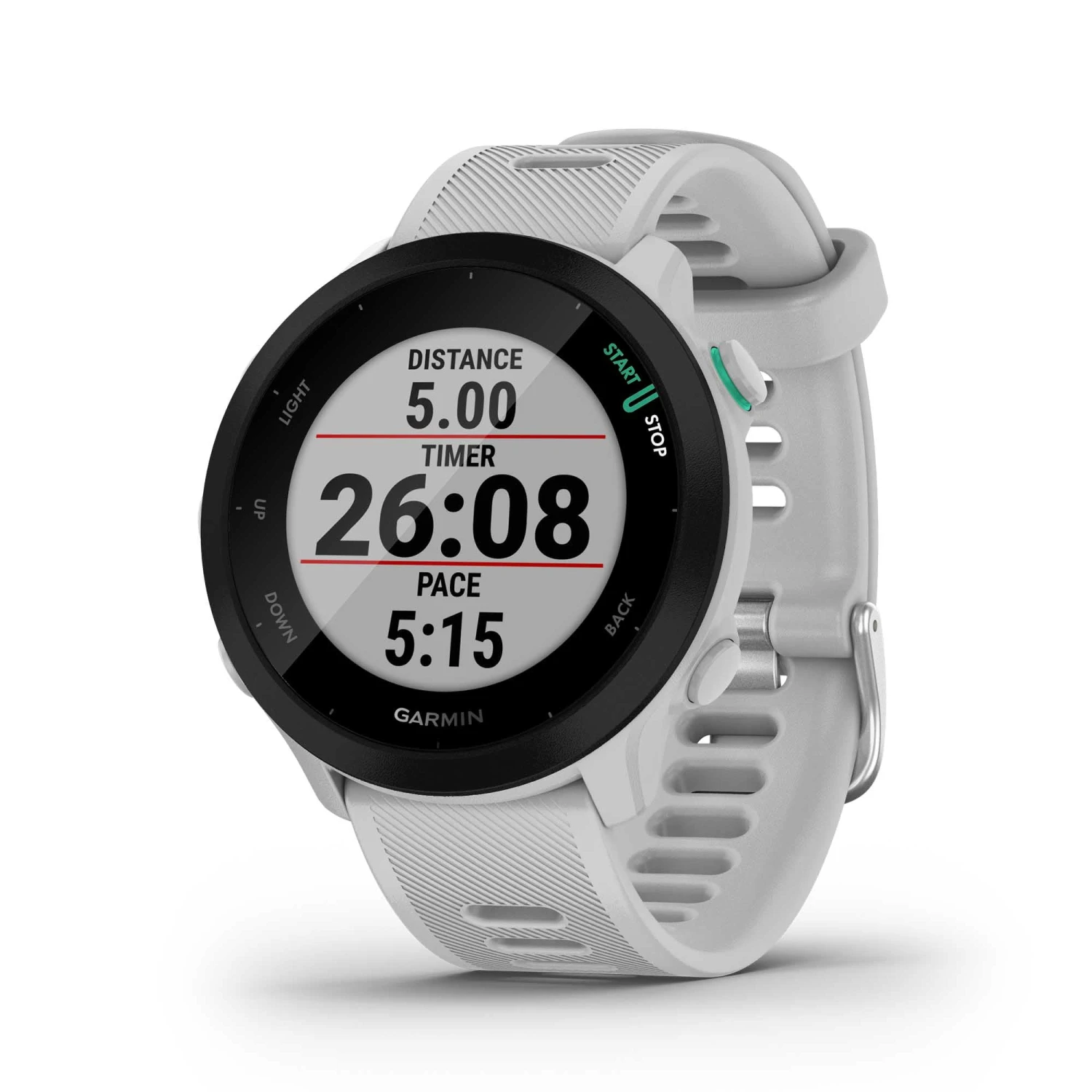 Garmin | Forerunner 55 Running Watch - Whitestone 1 Garmin | Forerunner 55 Running Watch - Whitestone