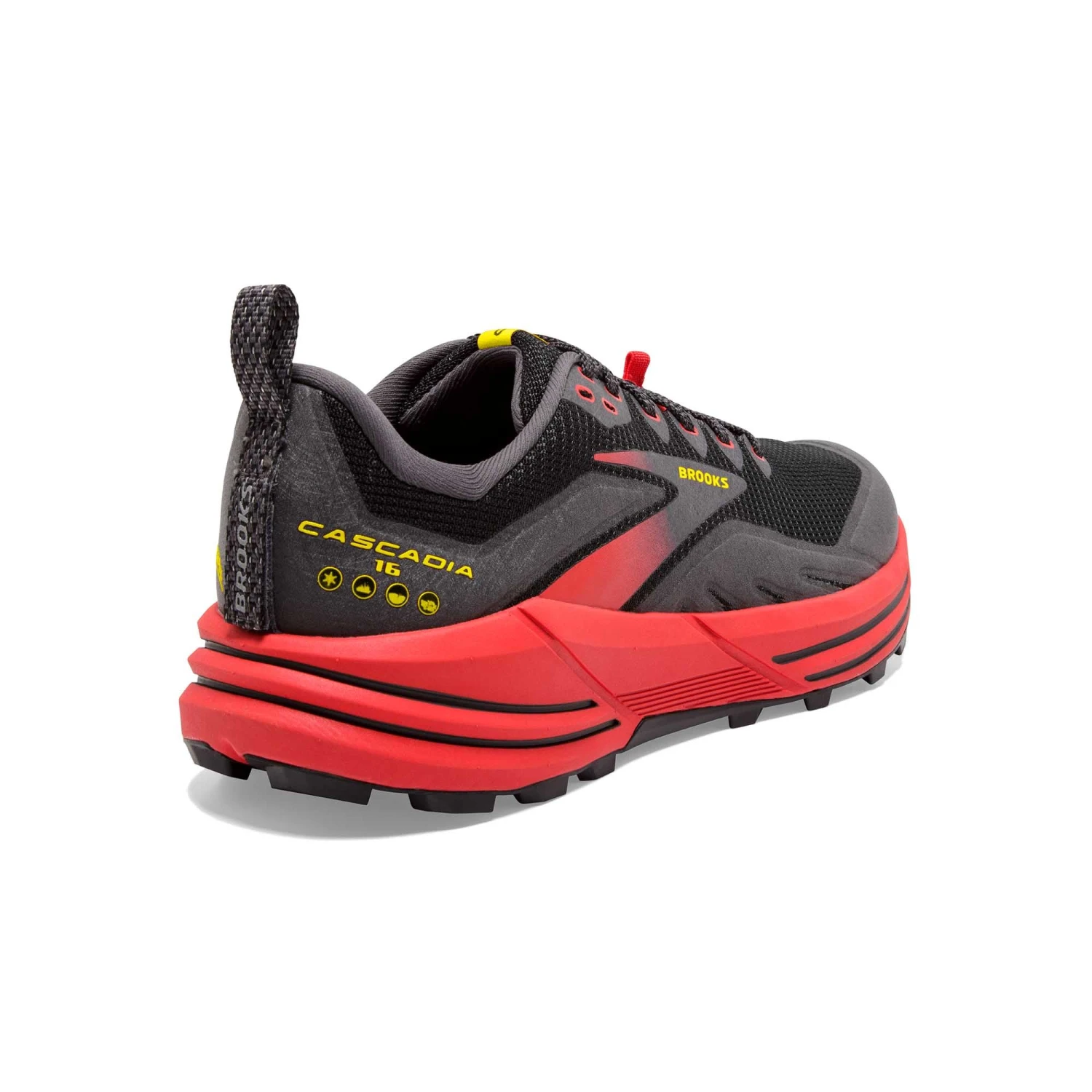 Brooks | Men's Cascadia 16 Running Shoes - Black 4 Brooks | Men's Cascadia 16 Running Shoes - Black - Image 4