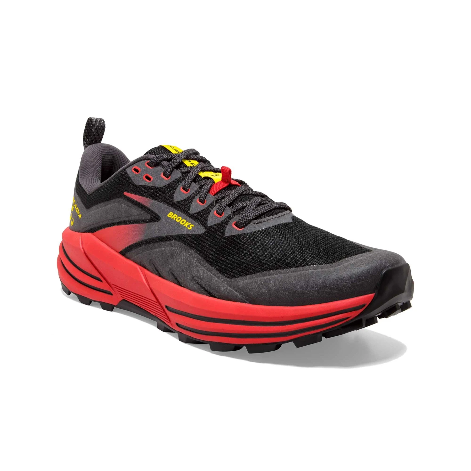 Brooks | Men's Cascadia 16 Running Shoes - Black 2 Brooks | Men's Cascadia 16 Running Shoes - Black - Image 2