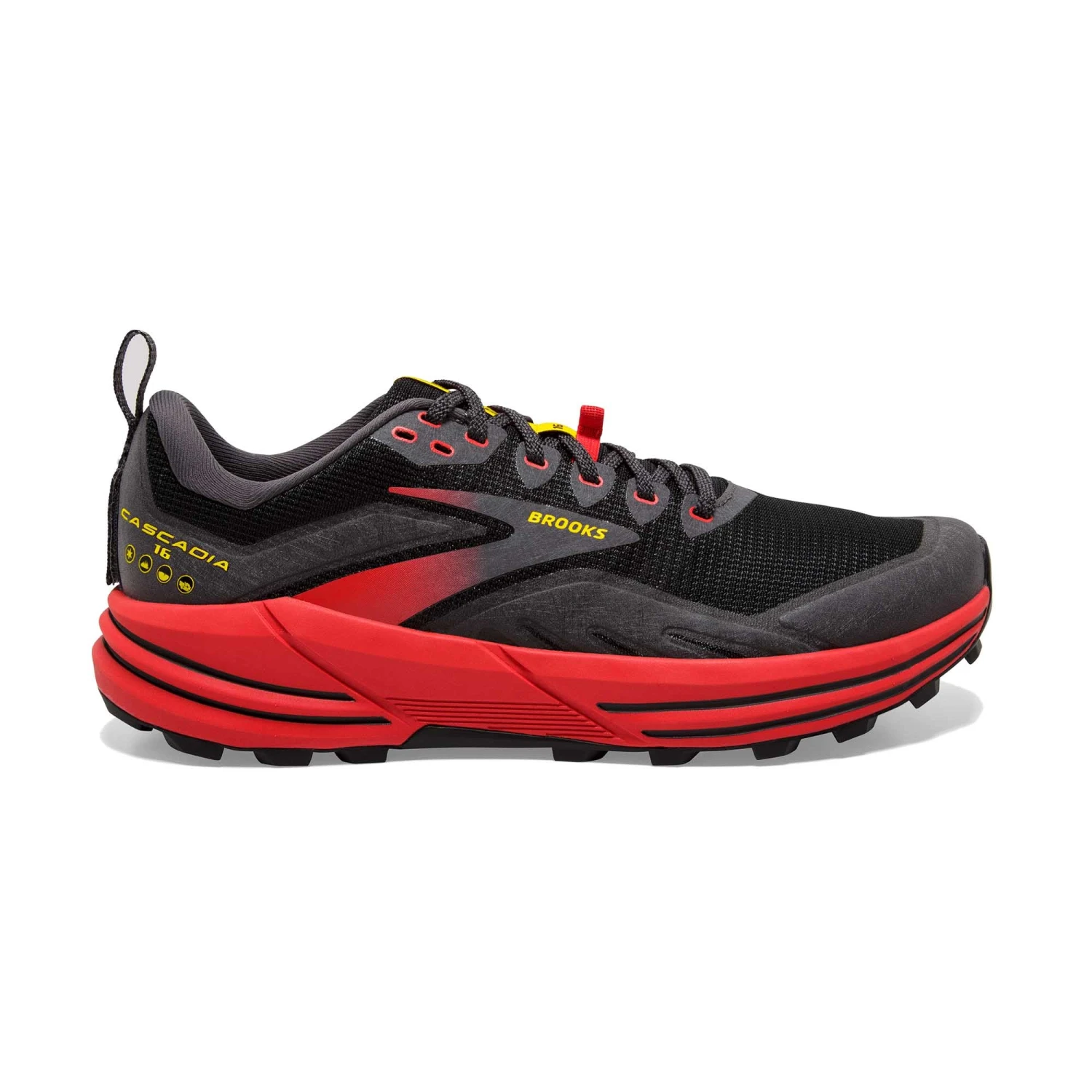 Brooks | Men's Cascadia 16 Running Shoes - Black 1 Brooks | Men's Cascadia 16 Running Shoes - Black