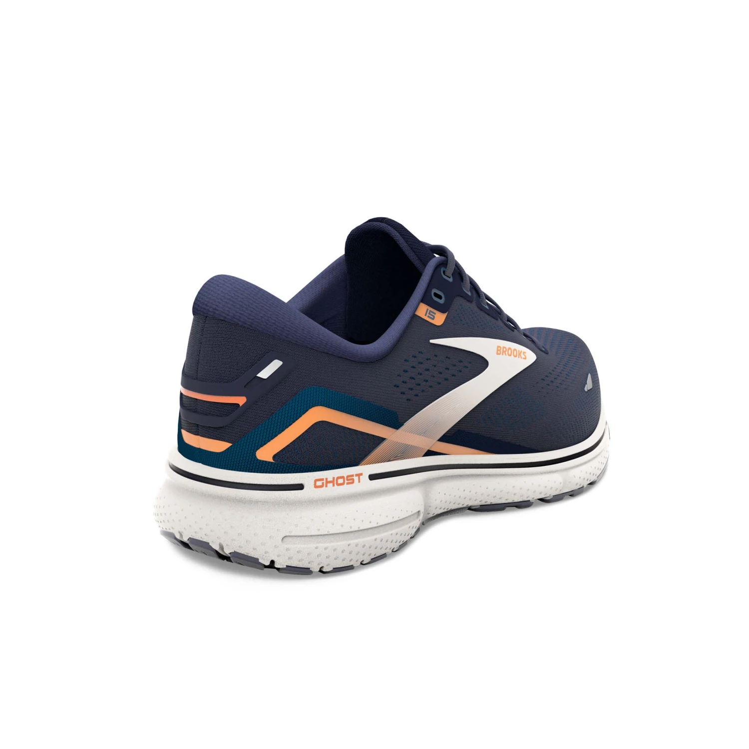 Brooks | Men's Ghost 15 2E Running Shoes - Peacoat 3 Brooks | Men's Ghost 15 2E Running Shoes - Peacoat - Image 3