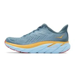 Hoka One One Hoka | Men's Clifton 8 Wide Running Shoes - Goblin Blue -Sportswear Sale Shop 1119393 GBMS M Hoka Clifton8 side 1519e3d1 2682 41e6 874d 8f6d5ff250a4