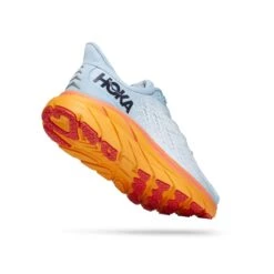 Hoka One One Hoka | Women's Clifton 8 Wide Running Shoes - Summer Song -Sportswear Sale Shop 1119394 SSIF W Hoka Clifton8 back 3d235e89 b420 41fb bcd0 a95203a9a802