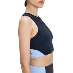On | Women's Movement Crop - Navy 9 On | Women's Movement Crop - Navy -Sportswear Sale Shop 1WD10110900 W On MovementCrop side