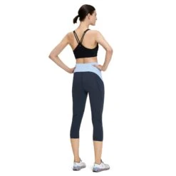 On | Women's Movement 3/4 Tights - Navy -Sportswear Sale Shop 1WD10230900 W On Movement34Tight backfullbody