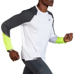 Brooks | Men's Run Visible Long Sleeve -Sportswear Sale Shop 211408134 M Brooks RunVisibleLongSleeve front