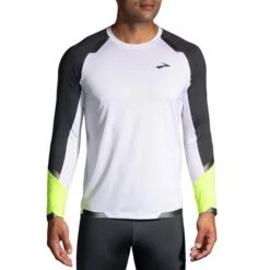 Brooks | Men's Run Visible Long Sleeve -Sportswear Sale Shop 211408134 M Brooks RunVisibleLongSleeve front2
