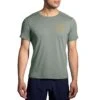 Brooks | Men's Distance Short Sleeve 2.0 - Pebble