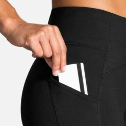 Brooks | Women's Momentum Thermal Tight -Sportswear Sale Shop 221501001 F brooks momthermtight sidepocket