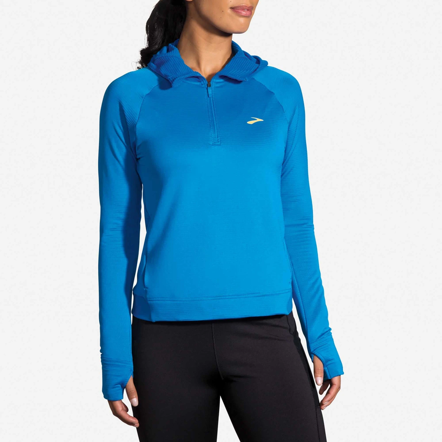 Brooks | Women's Notch Thermal Hoodie 1 Brooks | Women's Notch Thermal Hoodie