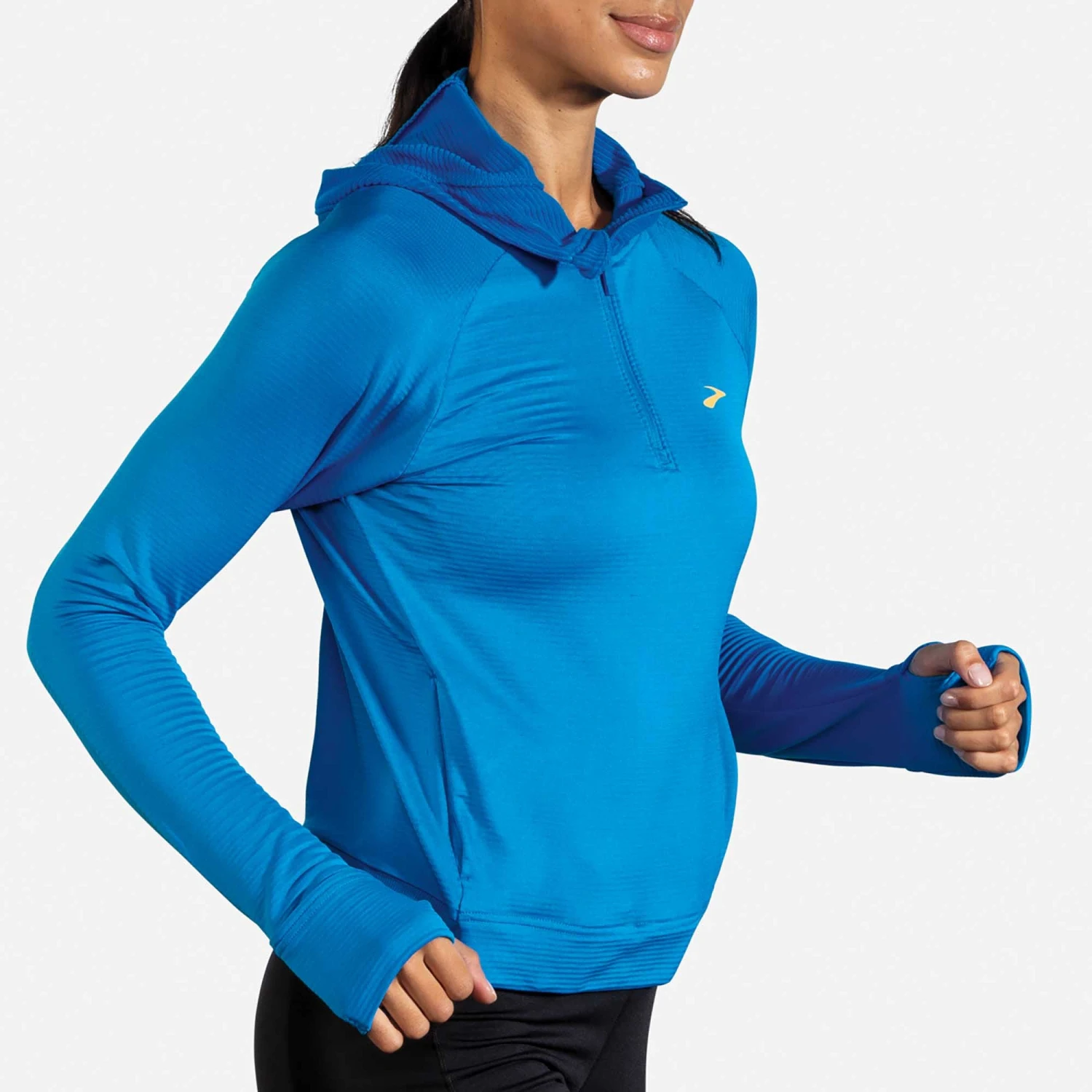 Brooks | Women's Notch Thermal Hoodie 3 Brooks | Women's Notch Thermal Hoodie - Image 3