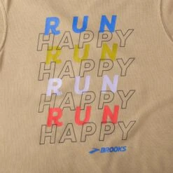 Brooks | Women's Distance Graphic Short Sleeve Tee - Heather Oatmeal -Sportswear Sale Shop 221541211 W BrooksDistanceGraphicShortSleeve graphc