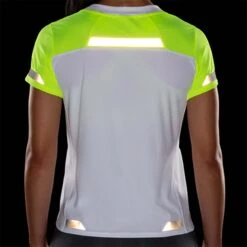 Brooks | Women's Run Visible Short Sleeve -Sportswear Sale Shop 221562135 W Brooks RunVisibleShortSleeve backdark