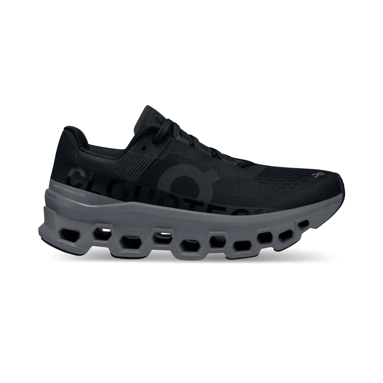 On | Women's Cloudmonster Running Shoes - Black 1 On | Women's Cloudmonster Running Shoes - Black