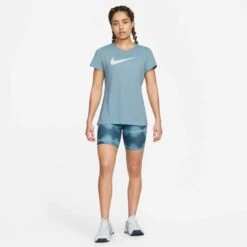 Nike | Women's Dry Tee DFC Crew -Sportswear Sale Shop AQ3212 495 W Nike DryTeeDFCCrew fullbody