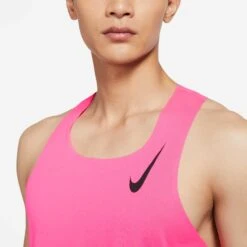 Nike | Men's Aeroswift Singlet -Sportswear Sale Shop CJ7835 639 M nike aeroswift singlet neckline