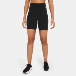 Nike | Women's One Dri-Fit MR 7 Inch Short 10 Nike | Women's One Dri-Fit MR 7 Inch Short -Sportswear Sale Shop DD0243 010 F nike One Dri Fit MR 7Inch Short front
