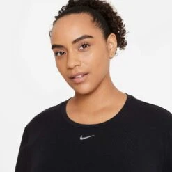 Nike | Women's Dri-FIT ONE Standard Fit Short-Sleeve Top (Plus Size) -Sportswear Sale Shop DD0618 010 W Nike OneLuxeDFSSSTDTop neck 6b1c2b4c bd5d 40fd aab1 a8bd7ec708b6