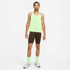 Nike | Men's Dri-Fit ADV Aeroswift Half Tight -Sportswear Sale Shop DM4622 014 M Nike Dri FitADVAeroswiftHalfTight frontfullbody
