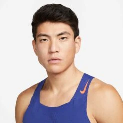 Nike | Men's DF ADV Aeroswift Singlet -Sportswear Sale Shop DM4624 455 M Nike DFADVAeroswiftSinglet neckclose
