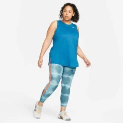 Nike | Women's One Luxe DF MR Tight Plus -Sportswear Sale Shop DQ4140 058 W Nike OneLuxeDFMRTightPlus fullbody