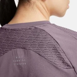 Nike | Women's Dri-Fit ADV Run DVN SS Top - Purple Smoke -Sportswear Sale Shop DQ6642 531 W Nike Dri FitADVRunDVNSSTop neck