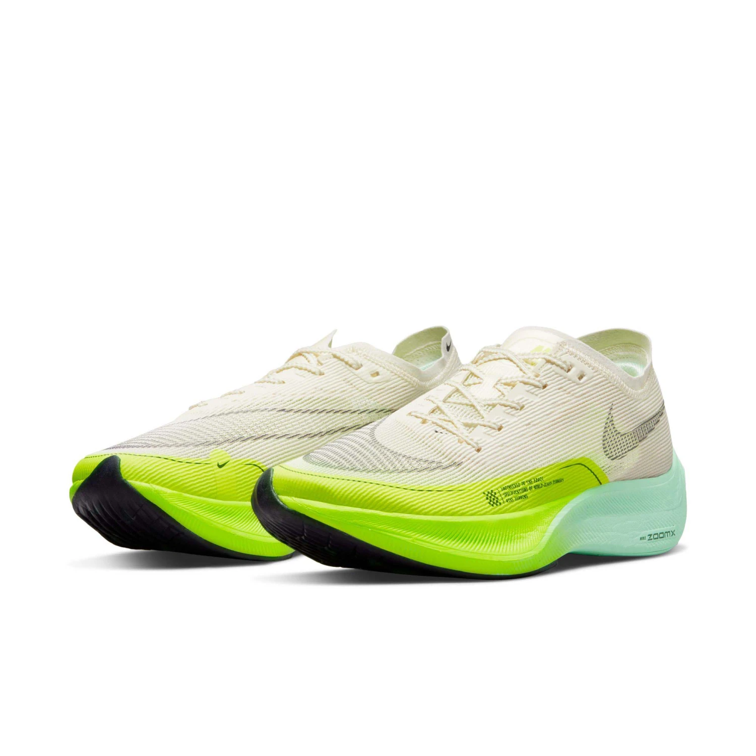 Nike | Men's ZoomX Vaporfly Next% 2 Running Shoes - Coconut Milk 2 Nike | Men's ZoomX Vaporfly Next% 2 Running Shoes - Coconut Milk - Image 2