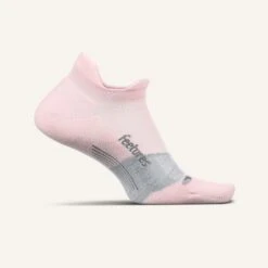 Feetures | Unisex Elite Max Cushion No Show Tab - Propulsion Pink
