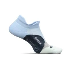 Feetures | Unisex Elite Light Cushion No Show Tab - Sea Ice