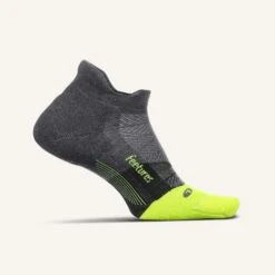 Feetures | Unisex Elite Max Cushion No Show Tab - Glowing Gray
