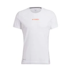 Adidas | Men's Agravic Pro T-Shirt - White -Sportswear Sale Shop HL1717 m adidas AgravicProT Shirt front2