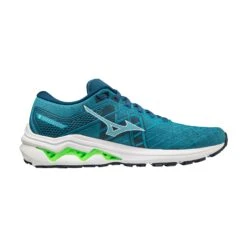 Mizuno | Men's Wave Inspire 18 Running Shoes - Algiers Blue -Sportswear Sale Shop J1GC224402 M Mizuno WaveInspire18 side