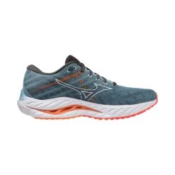 Mizuno | Men's Wave Inspire 19 Running Shoes - Provincial Blue -Sportswear Sale Shop J1GC234401 M Mizuno WaveInspire19 side2