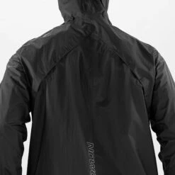 Salomon | Men's Bonatti Waterproof Jacket - Deep Black -Sportswear Sale Shop LC1873900 M Salomon BonattiWPJacket backdetail