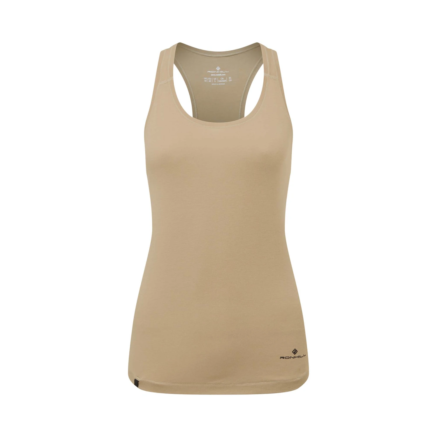 Ronhill | Women's Life Tencel Vest - Latte Marl 1 Ronhill | Women's Life Tencel Vest - Latte Marl
