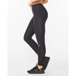 2XU | Women's Aero Vent Mid-Rise Compression Tights 9 2XU | Women's Aero Vent Mid-Rise Compression Tights -Sportswear Sale Shop WA6519bBLKSRF F 2xu aeroventmrcomptights modelleft