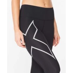 2XU | Women's Aero Vent Mid-Rise Compression Tights 10 2XU | Women's Aero Vent Mid-Rise Compression Tights -Sportswear Sale Shop WA6519bBLKSRF F 2xu aeroventmrcomptights side