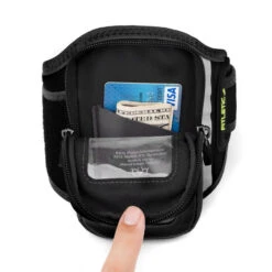 Fitletic | Unisex Forte Running Arm Band -Sportswear Sale Shop forte black interior pocket 2