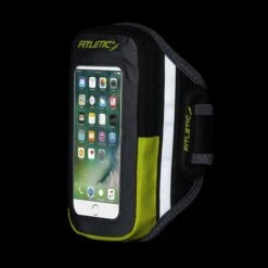 Fitletic | Unisex Forte Running Arm Band - Grey -Sportswear Sale Shop forte grey green reflector 2